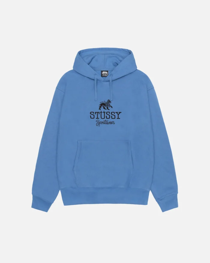 STUSSY SPORTSWEAR HOODIE BLUE