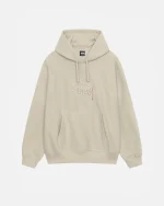 BASIC APPLIQUE STUSSY HOODIE