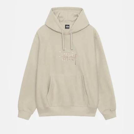 BASIC APPLIQUE STUSSY HOODIE
