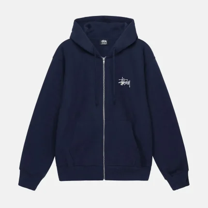 BASIC STÜSSY ZIP HOODIE