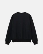 OVERDYED STOCK LOGO CREW BLACK