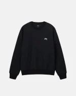 OVERDYED STOCK LOGO CREW BLACK