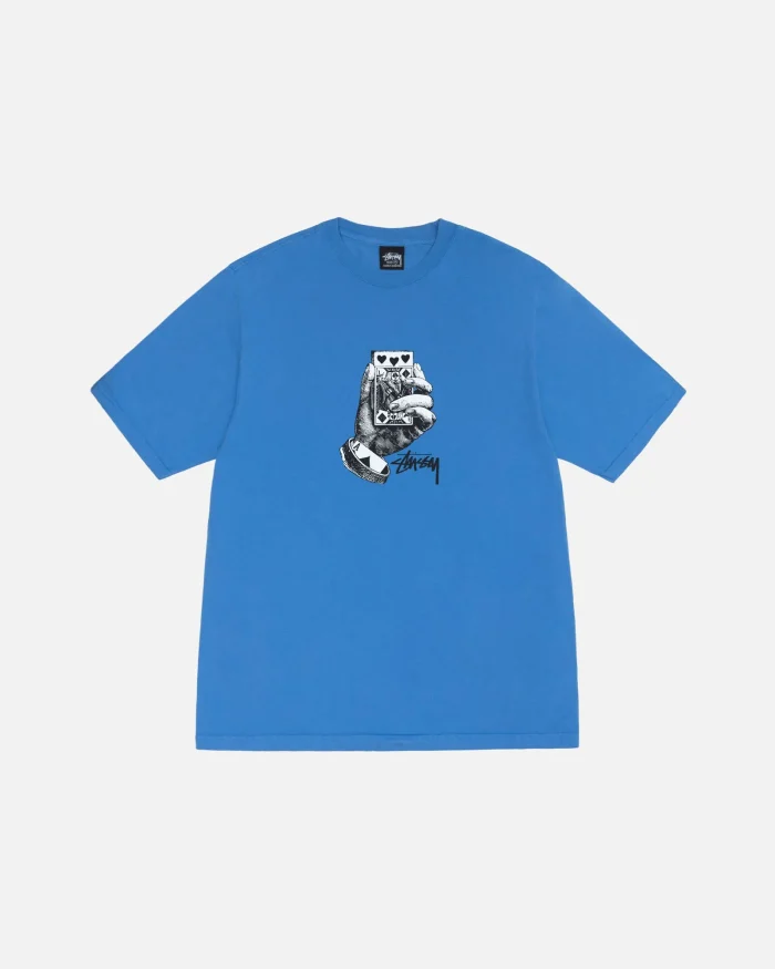 ALL BETS OFF BLUE TEE PIGMENT DYED – Blue